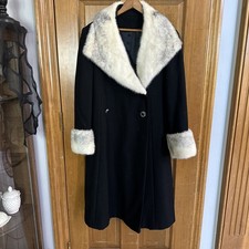Cappotto Con Collo In Visone E